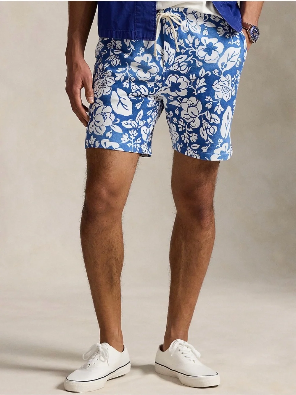 NWT Polo Ralph Lauren 7.5-Inch Floral Spa Terry Shorts